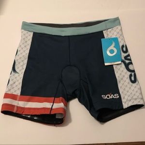 NWT SOAS Vintage Race Trim Women’s Shorts Size XL